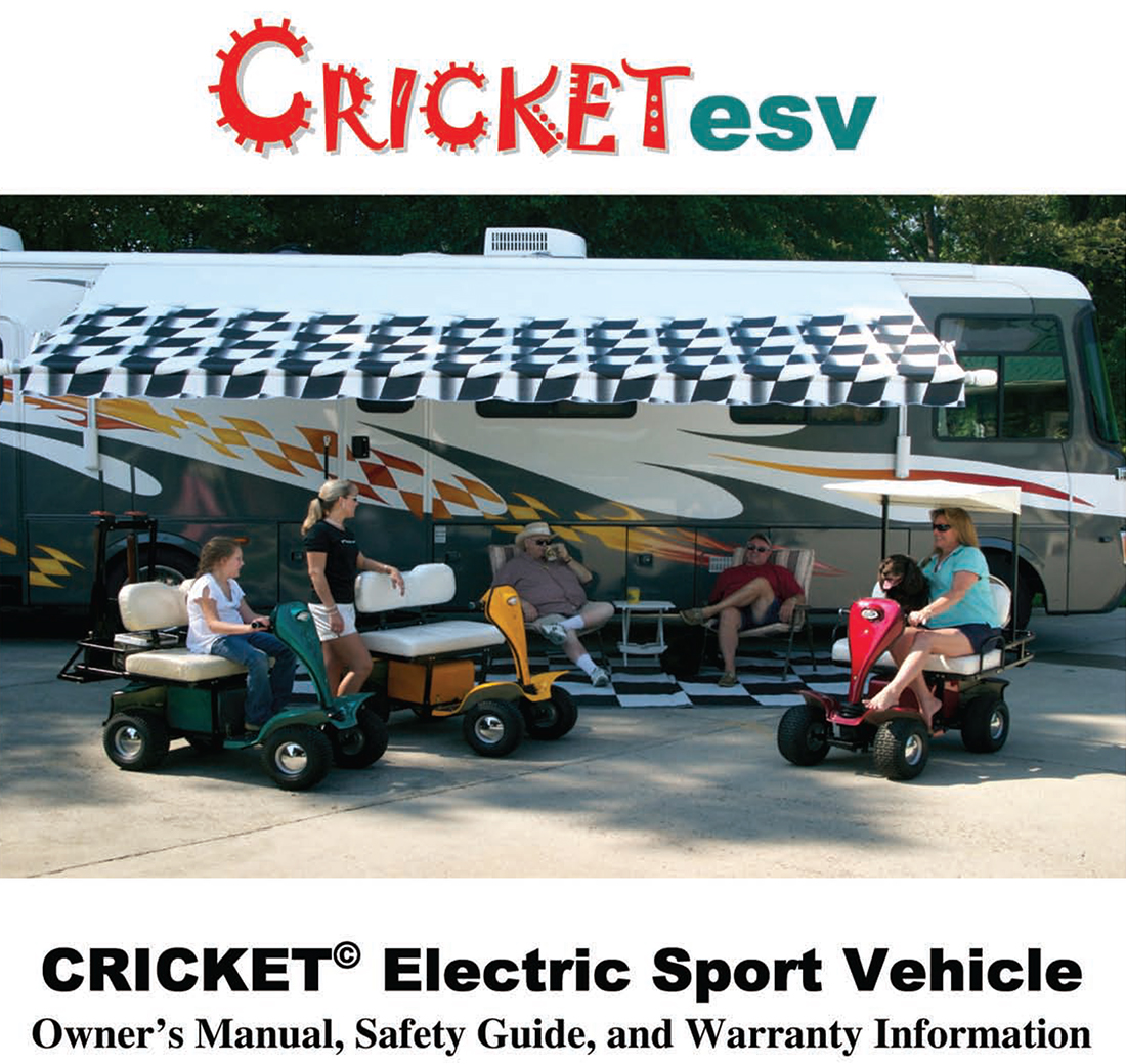 Cricket-ESV-Mini-Golf-Cart-Manual